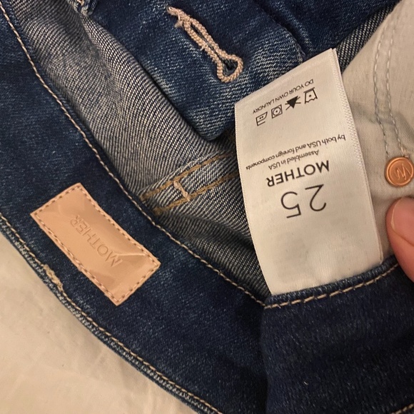 Mother Denim Skinny Jeans Size 25 Color Balls Of Yarn - Picture 4 of 7